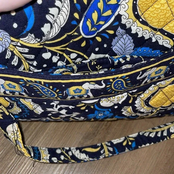 Vera Bradley Ellie Whitney Elephant Shoulder Bag 💙💛 - Picture 11 of 13